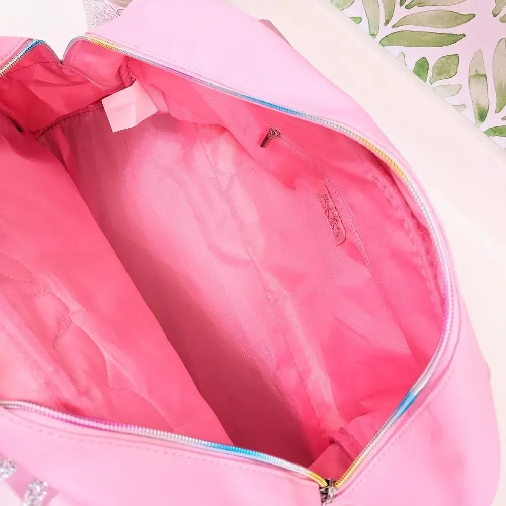 Pink Girl's Miss Gwen Duffle Bag OMG Accessories Glitter Unicorn Travel Party